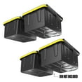 thumbnail image 4 of Koova Overhead Bin Rack for Four Bins | Overhead Garage Storage Rack to Mount on Ceiling with Adjustable Width | Supports Most Black and Yellow Storage Bins | Easy to Install | Made in USA | 4 Sets, 4 of 15