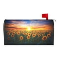 thumbnail image 2 of PHELIKA Sunflowers full bloom sunset Magnetic Mailbox Covers Standard Size 25.5"H x 21"W, 2 of 8