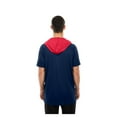 thumbnail image 5 of Men's New Era  Navy Houston Texans Combine Authentic Hooded Raglan Short-Sleeve T-Shirt, 5 of 5