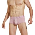thumbnail image 2 of Hombres Sólido Casual Sexy Cómodo y transpirable Pantalones de ropa interior de elevación de cadera Pompotops qyievc3907, 2 of 9