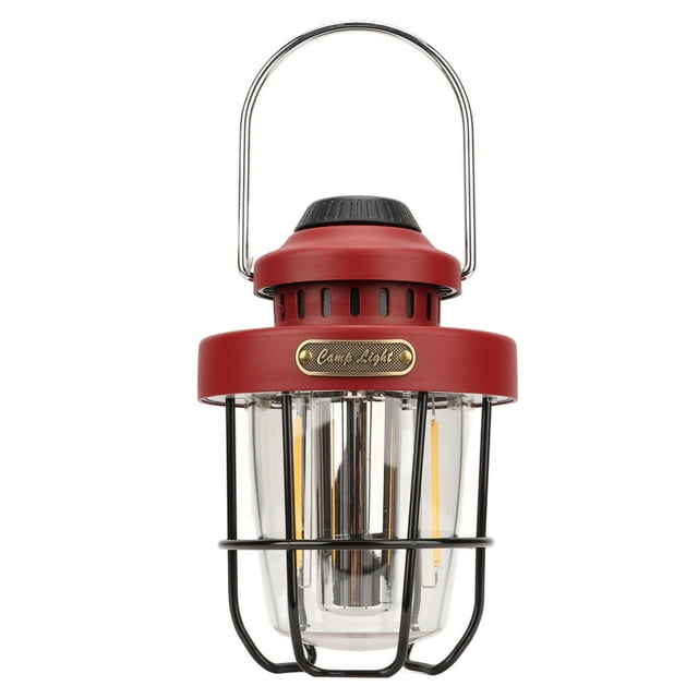 Rechargeable Retro Camping Light,Retro LED Camping Lantern Vintage Camping Lantern Camping Lamp Power Packed Performance