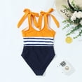 thumbnail image 3 of TAIAOJING Family Matching Swimwear Two Pieces Bikini Set Girls Swimsuit One-piece Mother Daughter Fashion Stripe Swimsuit Bathing Suit Swimwear Beachwear Set, 3 of 9