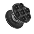 thumbnail image 1 of Support de Coussin Gonflable pour Téléphone – Support de Bureau Pliable en Silicone avec Ventouse, Poignée Compacte et Colorée pour Visionnage Mains Libres (Noir), 1 of 9
