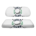 thumbnail image 2 of Pzuqiu Golf Club & Ball Graphic Golf Cart Seat Cover Set - Breathable Stretchable Polyester - Universal Fit for EZGO, Club Car & Yamaha - All-Weather Protective Accessories, 2 of 9