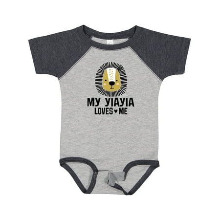 

Inktastic My Yiayia Loves Me Grandkids Boys Baby Bodysuit
