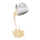 thumbnail image 2 of Novedad, escultura flotante de taza de café, taza de café en reposo, escultura flotante de taza de café derramada para decoración de adornos de escritorio para el hogar, 2 of 5