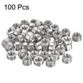 thumbnail image 3 of Unique Bargains Écrous Auto-Fermants, 1/4-20x0.22 Pouces Écrou Rivet en Acier Inoxydable Tête Ronde Attache de Montage en Métal 100 Pcs, 3 of 5