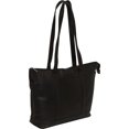 thumbnail image 1 of Le Donne Leather S-05-Cafe Double Strap Medium Pocket Tote Bag, Cafe, 1 of 1