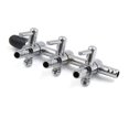 thumbnail image 4 of Unique Bargains 2Pcs Stainless Steel 3 Way Air Flow Splitter Pump Lever Valve for Aquarium, 4 of 5