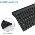 thumbnail image 2 of Wireless Keyboard and Mouse Combination, Cimetech Compact Full-size Wireless Keyboard and Mouse Set 2.4G Ultra-thin Fashion Design, Suitable for Windows, Computers, Desktops, PCs, Laptops-, 2 of 7