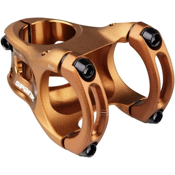 Spank Split 35 Stem 40mm Length 35mm Bar Clamp  /-0 Rise Bronze Mountain Bike