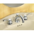 Kohler Fairfax Widespread Bathroom Faucet With Lever Handles, Polished