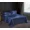 Blue, variant on Huba Homes Virah Bella Silky Sheets, 4-Piece Sheet Set: Fitted, Flat, 2 Pillowcases-king