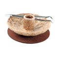 thumbnail image 3 of Soporte de incienso de cerámica, Base quemadora de incienso estable, suministros de bricolaje, adorno de quemador de salvia para centros de mesa de té Beige, 3 of 9