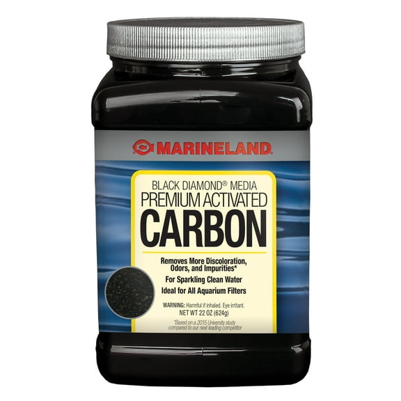 Marineland Black Diamond Premium Activated Carbon, Filter Media for Aquariums, 22 oz