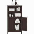 thumbnail image 3 of Renwick Wooden Storage Cabinet with Double Door and Adjustable Shelf for Home, Espresso, 3 of 12
