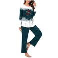 thumbnail image 5 of New&Trending!ChaoHeng Womens 2 Piece Outfit Lounge Set 2025 Christmas $10(Green,XL), 5 of 7