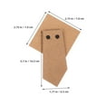 thumbnail image 2 of OUNONA 2pcs Small Picture Easel Cardboard Easel Back Wooden Brown Sturdy Support For Home Decoration, 2 of 8