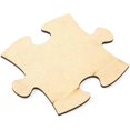thumbnail image 1 of Set of 100 Blank Unfinished Wooden Jigsaw Puzzles Easy Painting DIY Puzzle Pieces for Art Craft, 1 of 5