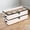 BG, variant on EGNMCR Closet Organizers and Storage, Storage Trunks & Bag 2pcs Foldable Compartment Shoe Box Storage Bag Thick Cloth Transparent Storage Box under bed storage pack