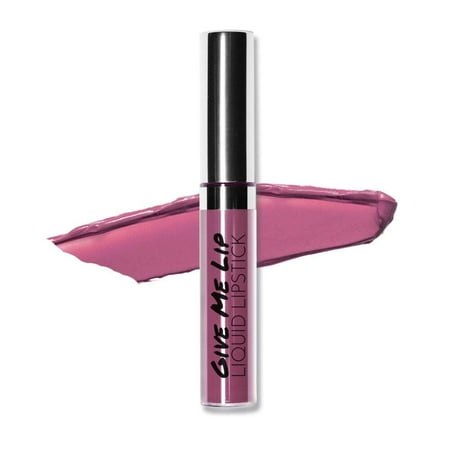 Give Me Lip Liquid Lipstick - Colored Pigments, Water & Smudge Proof, Lightweight. Created by Celebrity Makeup Artist. Vitamin E & Avocado Oil. Cruelty Free, Vegan, Made in USA