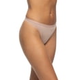 thumbnail image 4 of Felina Women's Organic Cotton Thong Underwear, 6-Pack, 4 of 5