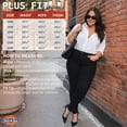 thumbnail image 7 of Dickies Womens Plus Size Work Pants - Mid Rise Skinny Fit Workwear and Casual Trousers Pants for Women, 7 of 7