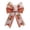D #u28, variant on Uxgjfwu Pumpkin Print Wired Ribbon Bow, Fall Thanksgiving Decorative Bow with Maple Leaf Pattern, Rustic Wreath and Gift Ornament