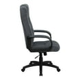 thumbnail image 6 of Emma + Oliver High Back Gray Fabric Executive Swivel Office Chair with Arms, 6 of 10