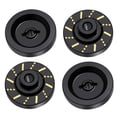 thumbnail image 4 of 4Pcs Black Coating Brass Wheel Hex Hub Adapters Counterweight for FMS FCX24M 1/24 RC Car Truck Model Upgrade Parts, 4 of 7