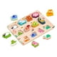 thumbnail image 3 of Rompecabezas de madera Rompecabezas de madera Peg Puzzle Juguete Educación colorida Forma múltiple Animal Yotijar none, 3 of 6
