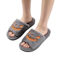 thumbnail image 2 of Basysin Women Halloween Slippers Slip On Soft Plush Warm House Shoes Fashion Fluffy Indoor Slippers Casual Home Footwear for Autumn Winter, 2 of 6