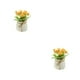 thumbnail image 2 of Flores Artificiales Bewildely Arreglos Florales de Seda Bonsai Decoración Boda Tipo 4 NO4, 2 of 6