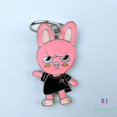 thumbnail image 1 of Kpop Idol Stray Kids Skzoo Cute Cartoon Character Design Aleación Drip Oil Llavero Pulsera, 1 of 4