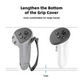 thumbnail image 3 of Rechale VR Silicone Case for Meta Quest 3, Design Upgraded Accessories for Oculus Quest 3, Face Cover, Controller Grips, Shell Cover, Lens Cover, Disposable Eye Cover(Gray), 3 of 10
