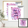 thumbnail image 4 of Designart 'Make Things Happen On Purple Flowers' Traditional Framed Canvas Wall Art Print, 4 of 5