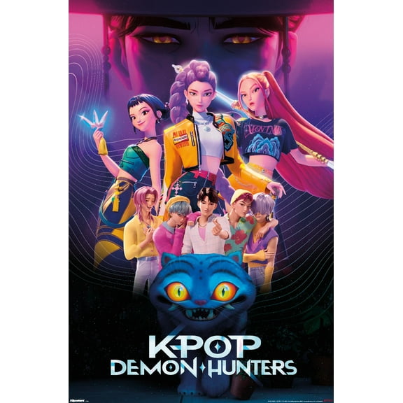 Netflix KPop Demon Hunters (2025) - Group Wall Poster, 22.375" x 34"