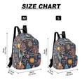 thumbnail image 2 of FORMRS Mini Backpack Purse for Women Travel Daypack Casual Shoulder Bag, Pink Christmas Splendor, 2 of 7