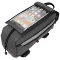 thumbnail image 2 of Ficarrico Bolsa multifunción para soporte de teléfono para bicicleta, bolsa para tubo de gran capacidad con viga frontal para exteriores, para ciclismo, 2 of 8