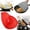 Red, variant on Splatter Screen for Frying Pan, Foldable Grease Splash Guard, Multi-Use Silicone Splatter Guard, Trivet Mat, Non-Stick Oil Splatter Guard, Dishwasher Safe, BPA Free, Gray