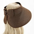 thumbnail image 4 of Kmdttou Sun Hat for Women Headless Beach Hat Sunshade Empty Top Hat Grass Hat Sun Hat for Women Summer Sunscreen Folding Big Sun Hat ,Foldable Travel Visor Hat, 4 of 6