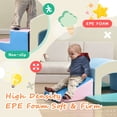 thumbnail image 4 of Soft Foam Climber 5-Piece Sets Indoor Active Play Structure For Climbing Sliding Crawling Foam Blocks For Babies Toddlers, 4 of 9