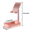 thumbnail image 2 of Soporte plegable para teléfono móvil Soporte para oficina en casa Mesa Soporte de metal retráctil para teléfono celular Methold EL4841-03B, 2 of 2