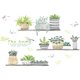 thumbnail image 1 of 2 juegos de pegatinas de pared de plantas pegatinas de pared de cocina pegatinas de pared de baño pegatinas de pared de arte de sala de estar pegatinas de pared de árbol pegatinas de pared bohemias d JAMW Sencillez, 1 of 5