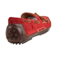 thumbnail image 3 of Polo Ralph Lauren Wyndings Slip-On-Driving Mens Loafers Tan/Real Red 803596199-001, 3 of 6