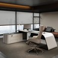 thumbnail image 2 of Luxury Corner Office Desk Reception Console Computer L Shape Writing Workbench Executive Drawers Tavolo Da Lavoro Furniture My Lux Decor Round, 2 of 14
