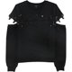 thumbnail image 2 of GUESS Sudadera Jamie para Mujer, Negro, Grande Guess Camisa de entrenamiento, 2 of 2