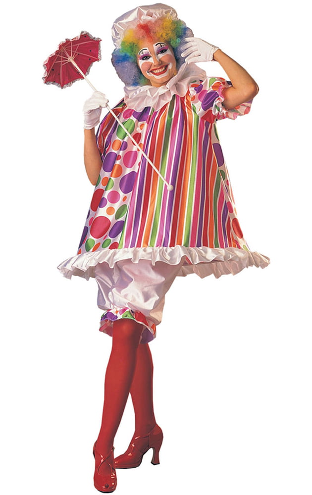 Rainbow Hooped Clown Fancy Dress Circus Party Fun Men Ladies Costume Hat New