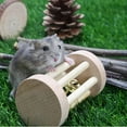 thumbnail image 3 of Manunclaims Rabbit Chew Toy for Teeth Wooden Natural Guinea Pig Accessories Cage Bunnies Grinding Natural Wood - Teeth Care Molar Toy for Rabbit Chinchilla Hamster Pet （1 Pack）, 3 of 8