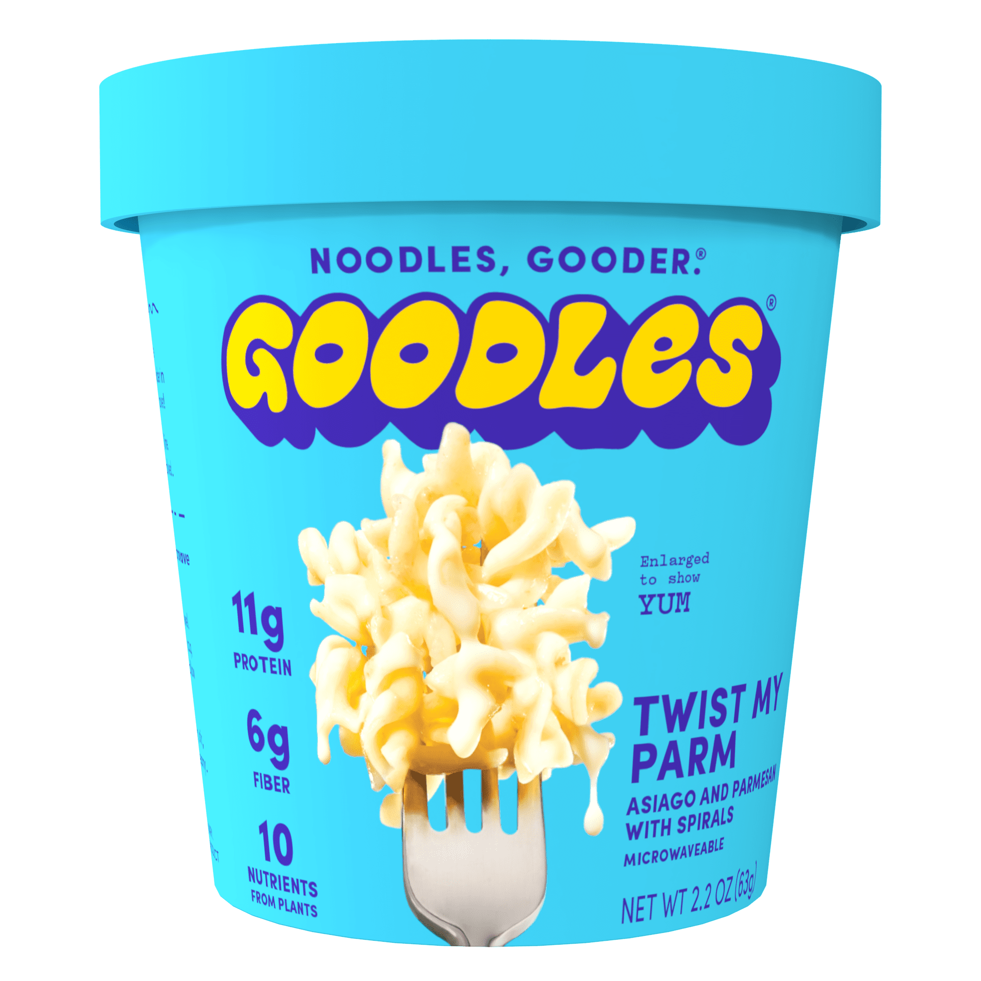 Goodles Mac & Cheese Twist My Parm Microwaveable Cup; Shelf Stable-2.2oz